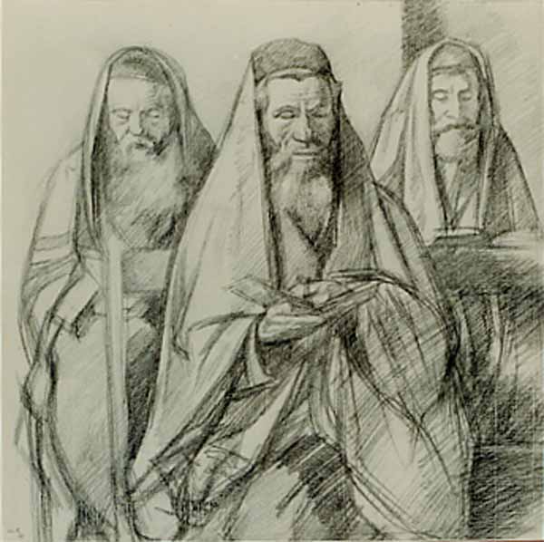 Three Jews Praying
